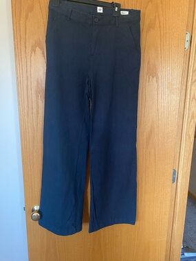 GAP Wide Leg Pants in Navy Blue